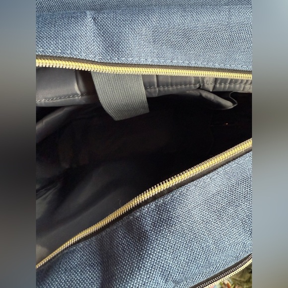 Blue and Brown Women's Baby Bag - Picture 8 of 9